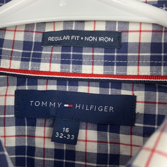 Tommy Hilfiger Button Down Plaid Shirt - Picture 3 of 4